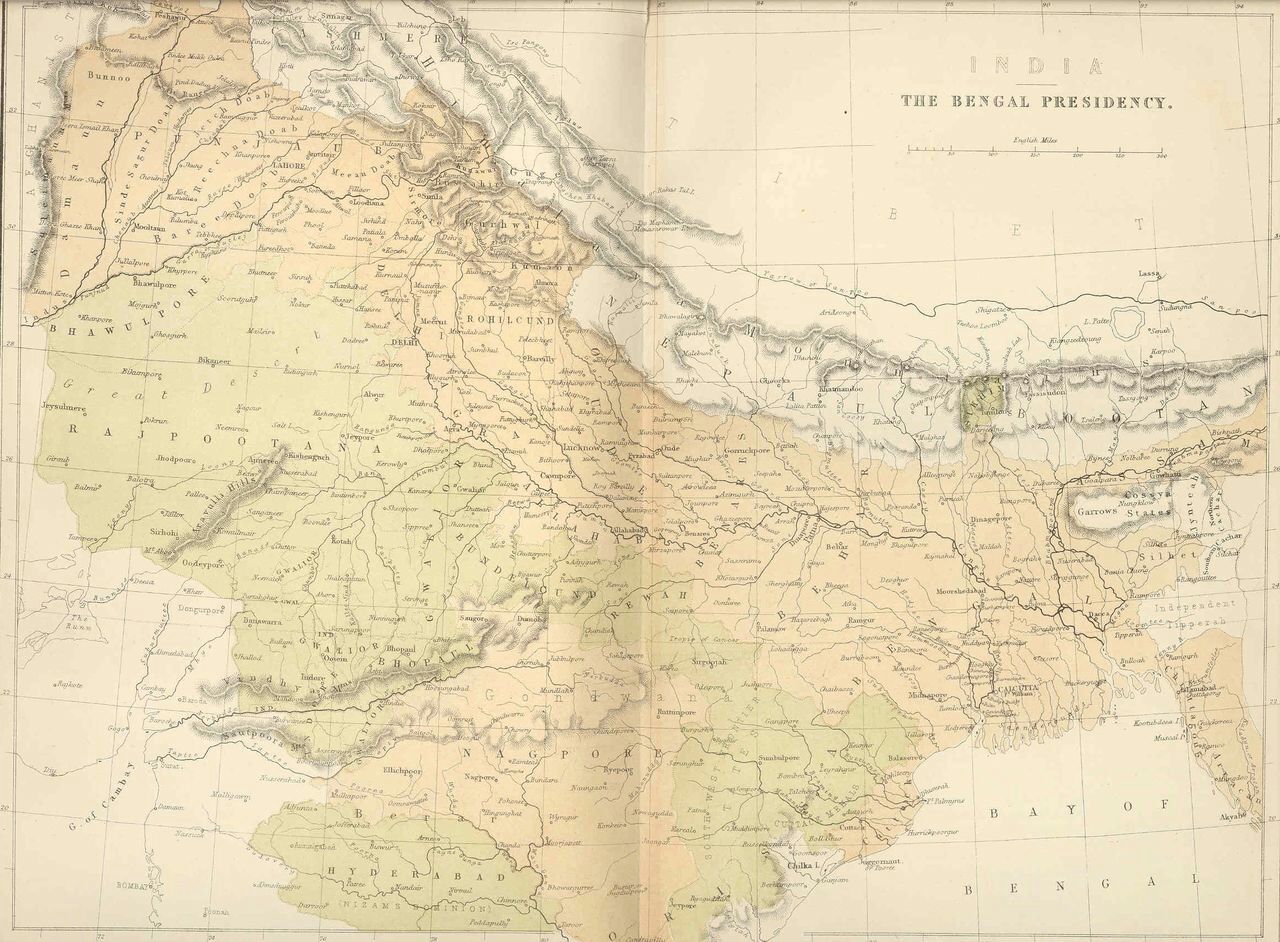 ബംഗാൾ പ്രെസിഡെൻസി - 1858 